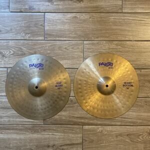 PAISTE Vintage Paiste 400 14" Hi-Hat Cymbals Top & Bottom